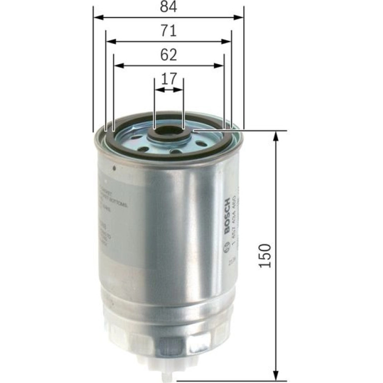 Kraftstofffilter 1 457 434 460