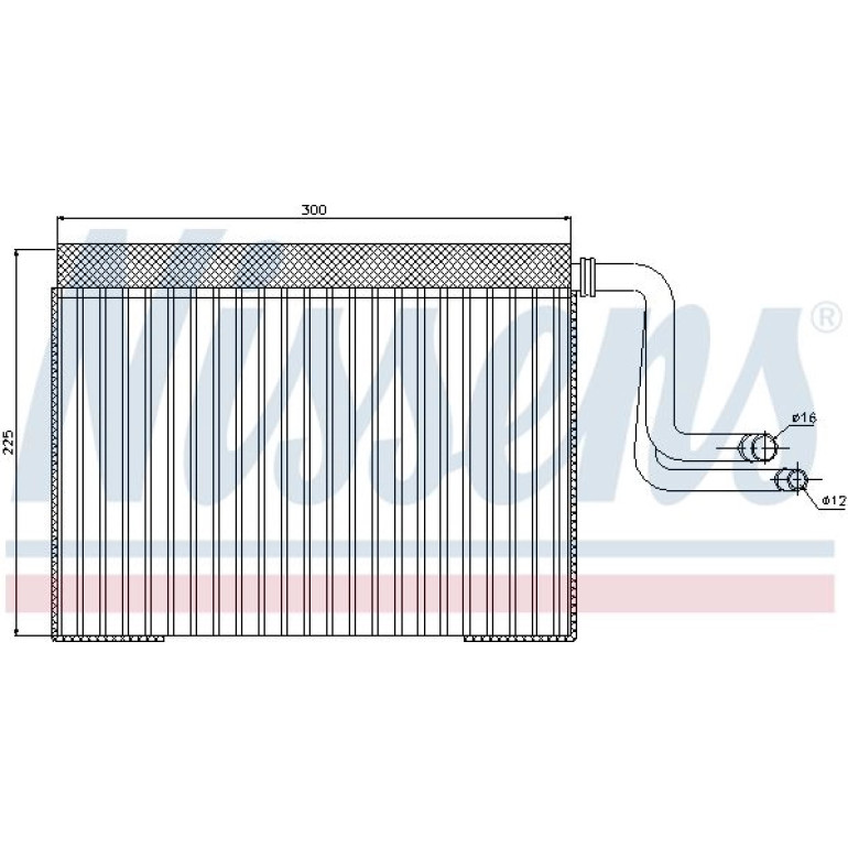 Verdampfer, Klimaanlage 92268 Verdampfer, Klimaanlage 92268