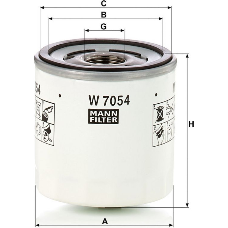 Ölfilter W 7054 Ölfilter W 7054