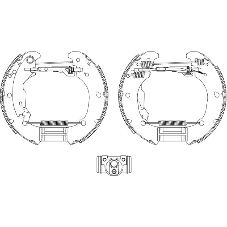 Bremsbackensatz 8DB 355 004-481 Bremsbackensatz 8DB 355 004-481
