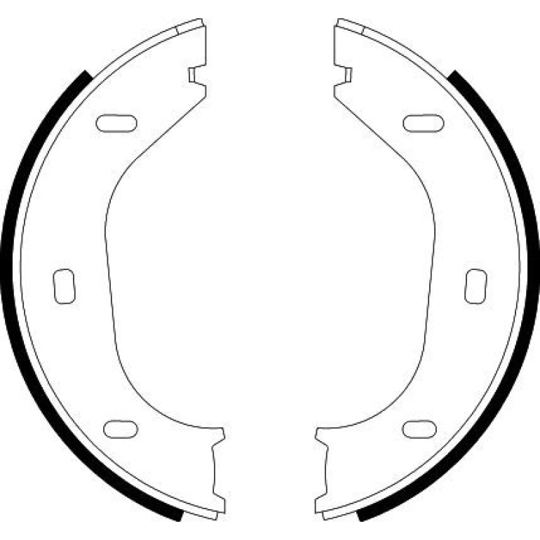 Bremsbackensatz, Feststellbremse 8DA 355 050-011 Bremsbackensatz, Feststellbremse 8DA 355 050-011