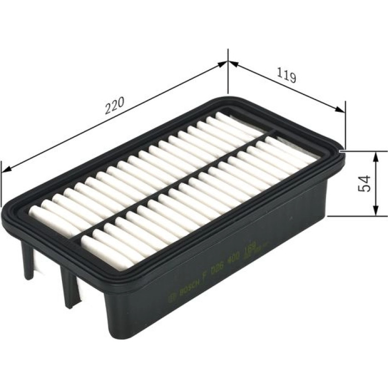 BOSCH F 026 400 169 Luftfilter BOSCH F 026 400 169 Luftfilter
