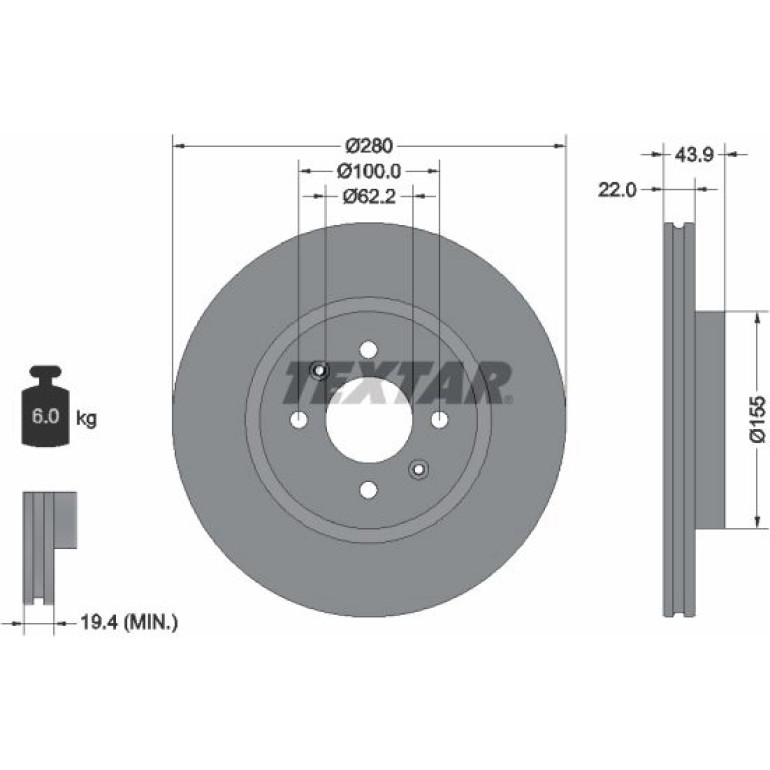 Bremsscheibe 92239303 Bremsscheibe 92239303