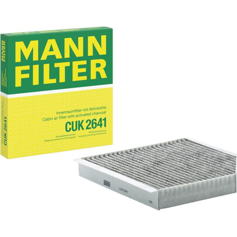 MANN-FILTER CUK 2641 Innenraumfilter, Aktivkohlefilter