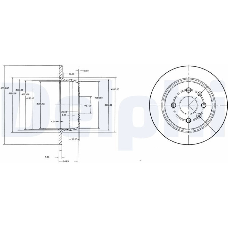 Bremsscheibe BG2635 Bremsscheibe BG2635