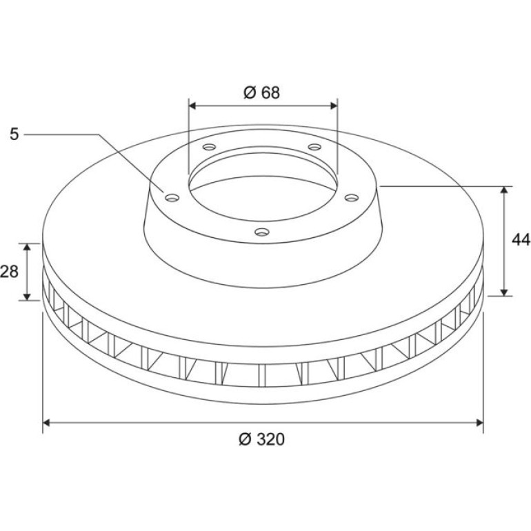 Bremsscheibe 673293 Bremsscheibe 673293
