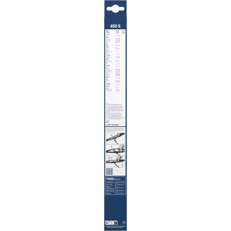 BOSCH 837 S Scheibenwischer Twin 3 397 118 506 BOSCH 837 S Scheibenwischer Twin 3 397 118 506