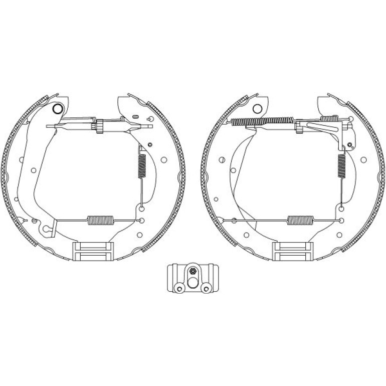 Bremsbackensatz 8DB 355 003-991 Bremsbackensatz 8DB 355 003-991