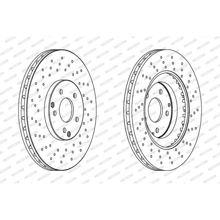 Bremsscheibe DDF1582C-1 Bremsscheibe DDF1582C-1