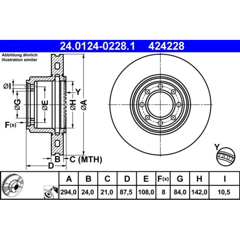 Bremsscheibe 24.0124-0228.1