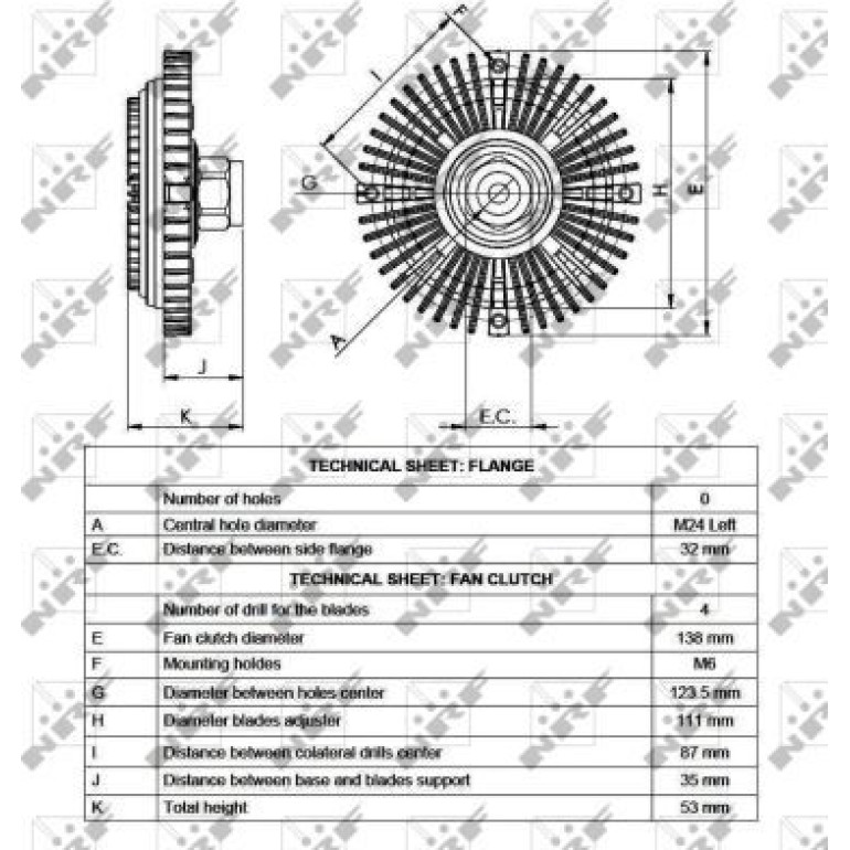 Kupplung, Kühlerlüfter 49516 Kupplung, Kühlerlüfter 49516