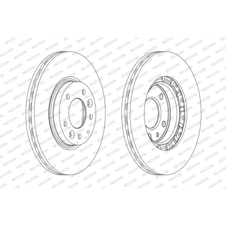 Bremsscheibe DDF1739C