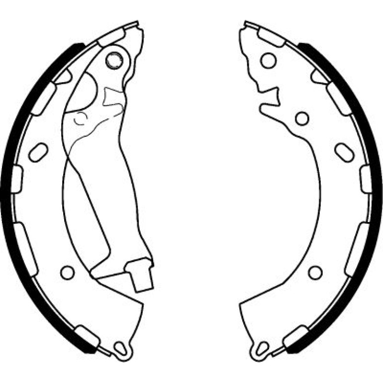 Bremsbackensatz 8DB 355 000-401 Bremsbackensatz 8DB 355 000-401