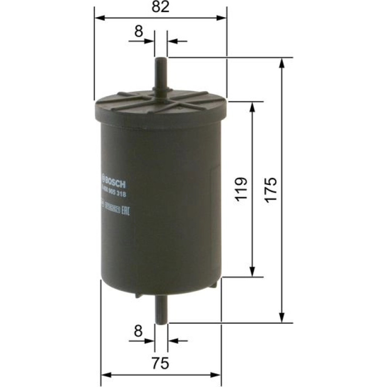 Kraftstofffilter 0 450 905 318 Kraftstofffilter 0 450 905 318