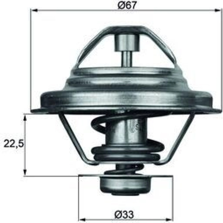 Thermostat, Kühlmittel TX 24 80D