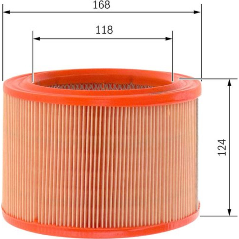 BOSCH 1 457 433 544 Luftfilter BOSCH 1 457 433 544 Luftfilter