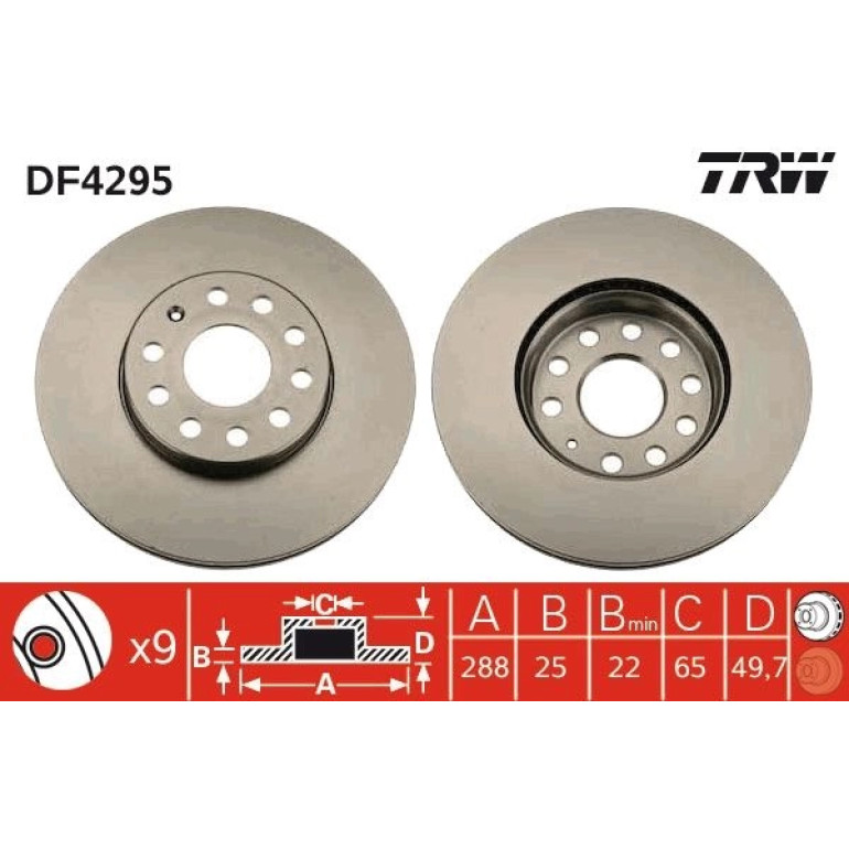 Bremsscheibe DF4295