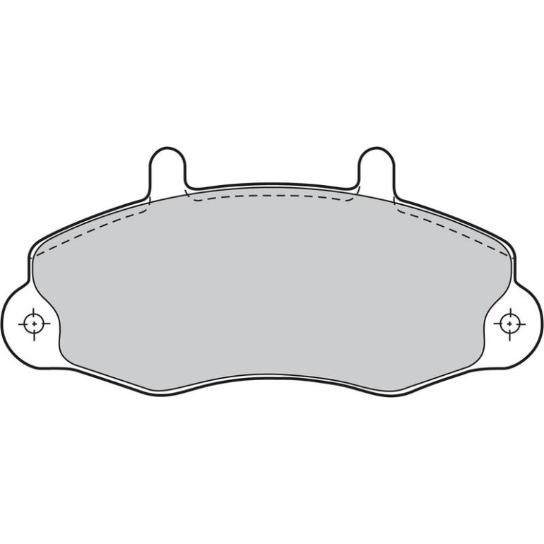 Bremsbelagsatz, Scheibenbremse 598036