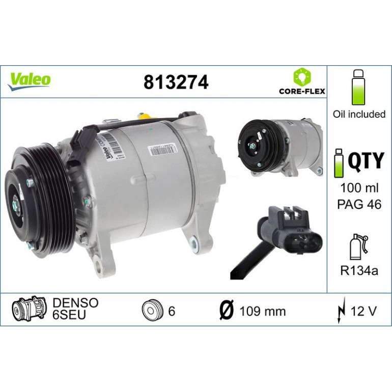 Kompressor, Klimaanlage 813274 Kompressor, Klimaanlage 813274