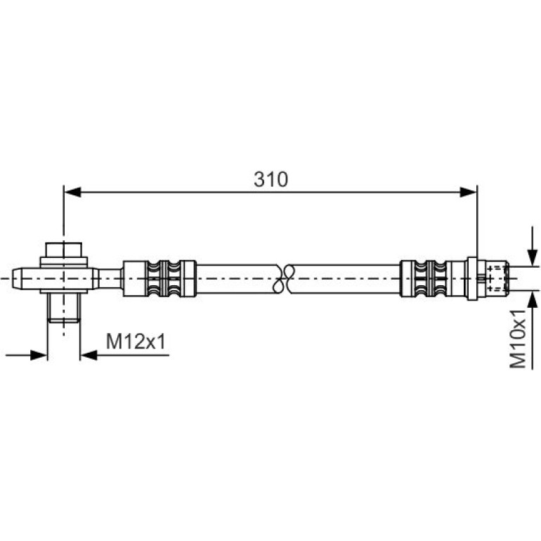 Bremsschlauch 1 987 476 308