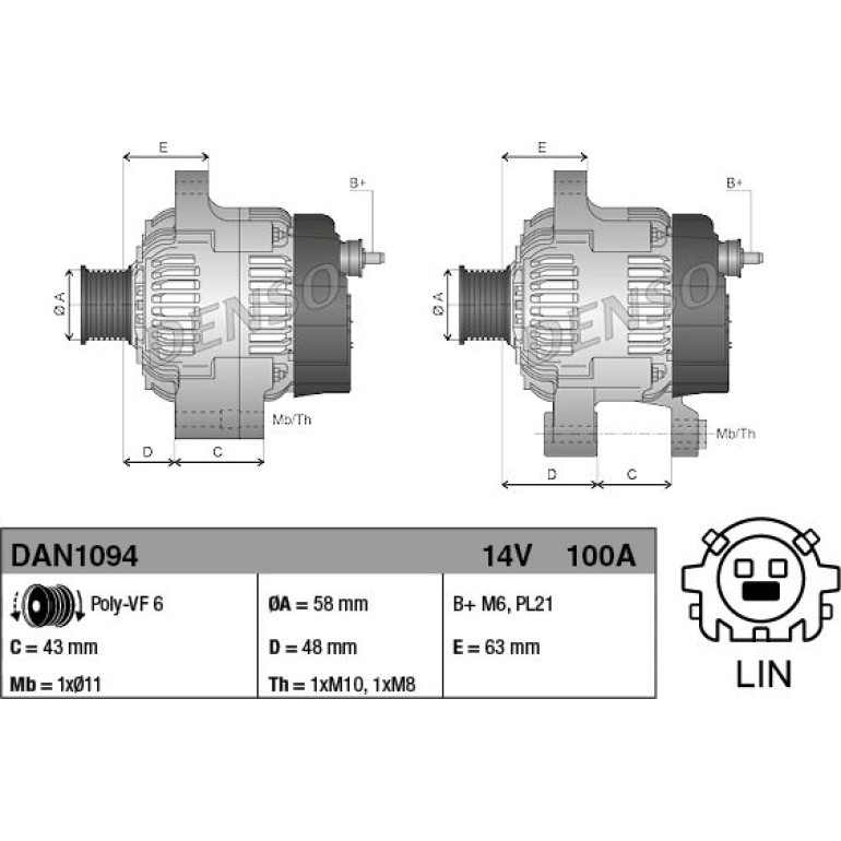 Generator DAN1094 Generator DAN1094