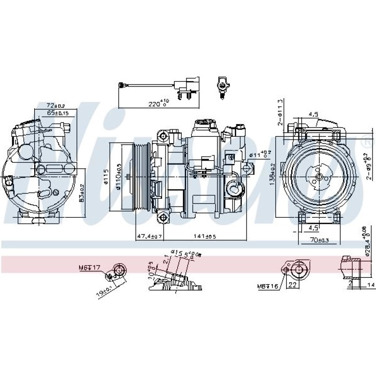 Kompressor, Klimaanlage 890306 Kompressor, Klimaanlage 890306