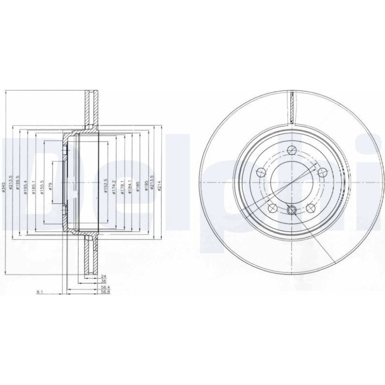 Bremsscheibe BG9789