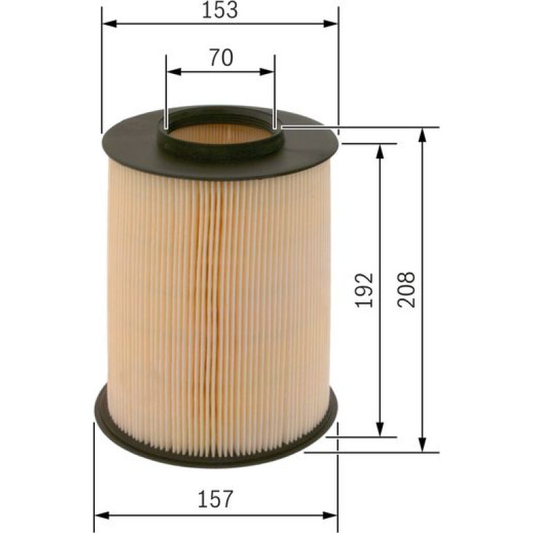 BOSCH F 026 400 492 Luftfilter BOSCH F 026 400 492 Luftfilter