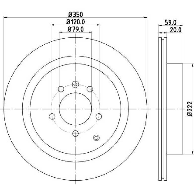 Bremsscheibe 8DD 355 118-781