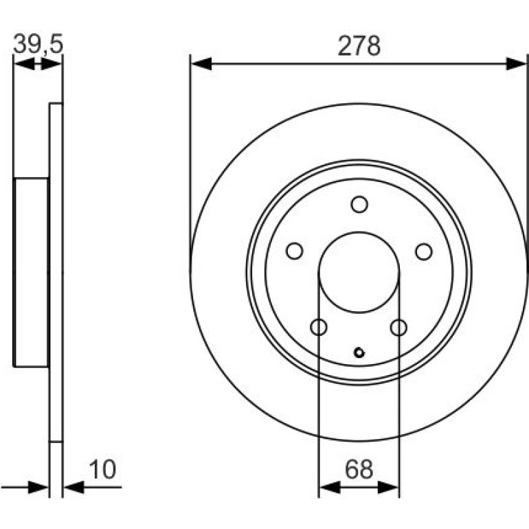 Bremsscheibe 0 986 479 C22