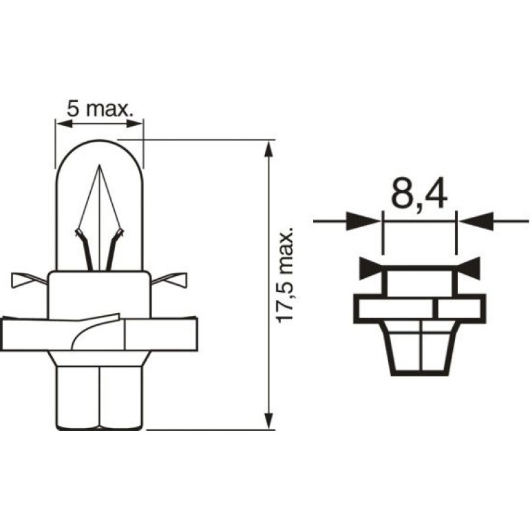 Glühlampe 1 987 302 236 Glühlampe 1 987 302 236