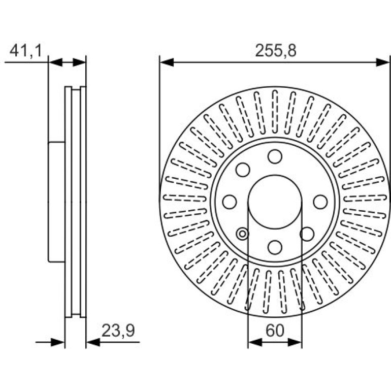 Bremsscheibe 0 986 479 R76 Bremsscheibe 0 986 479 R76