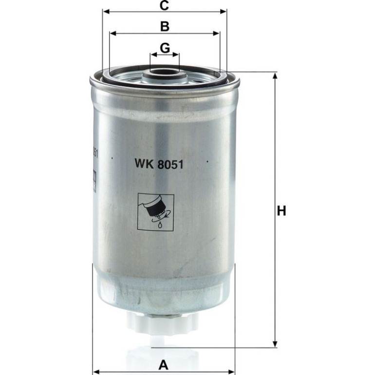 Kraftstofffilter WK 8051 Kraftstofffilter WK 8051