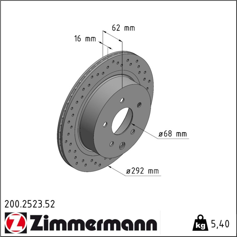Bremsscheibe 200.2523.52