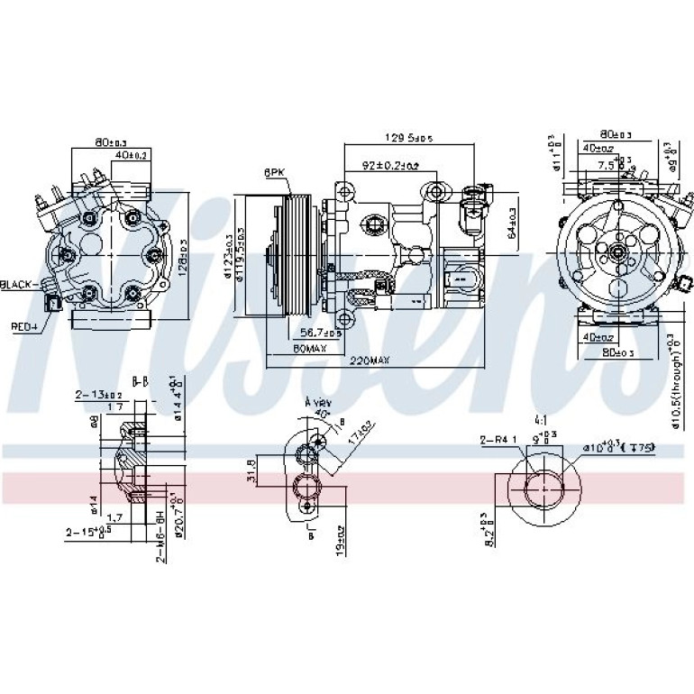 Kompressor, Klimaanlage 890743 Kompressor, Klimaanlage 890743