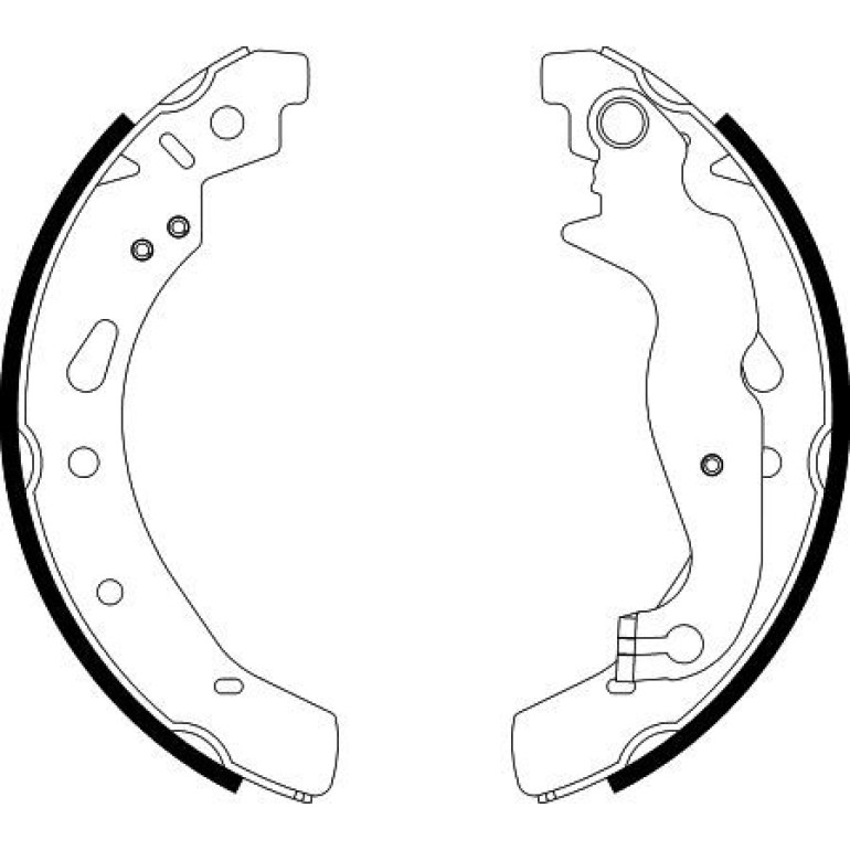 Bremsbackensatz 8DB 355 022-121 Bremsbackensatz 8DB 355 022-121