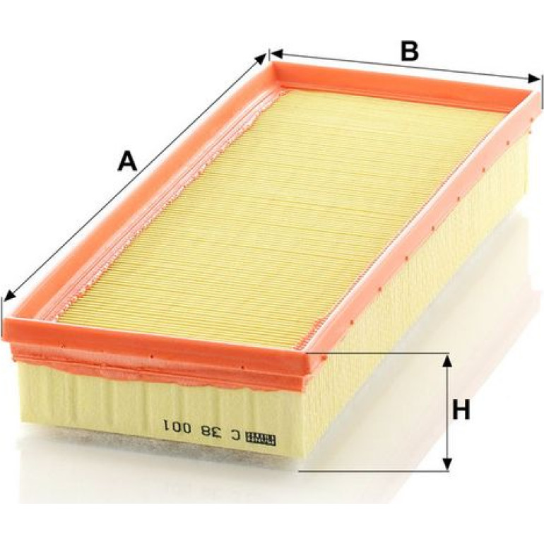 MANN-FILTER C 38 001 Luftfilter MANN-FILTER C 38 001 Luftfilter