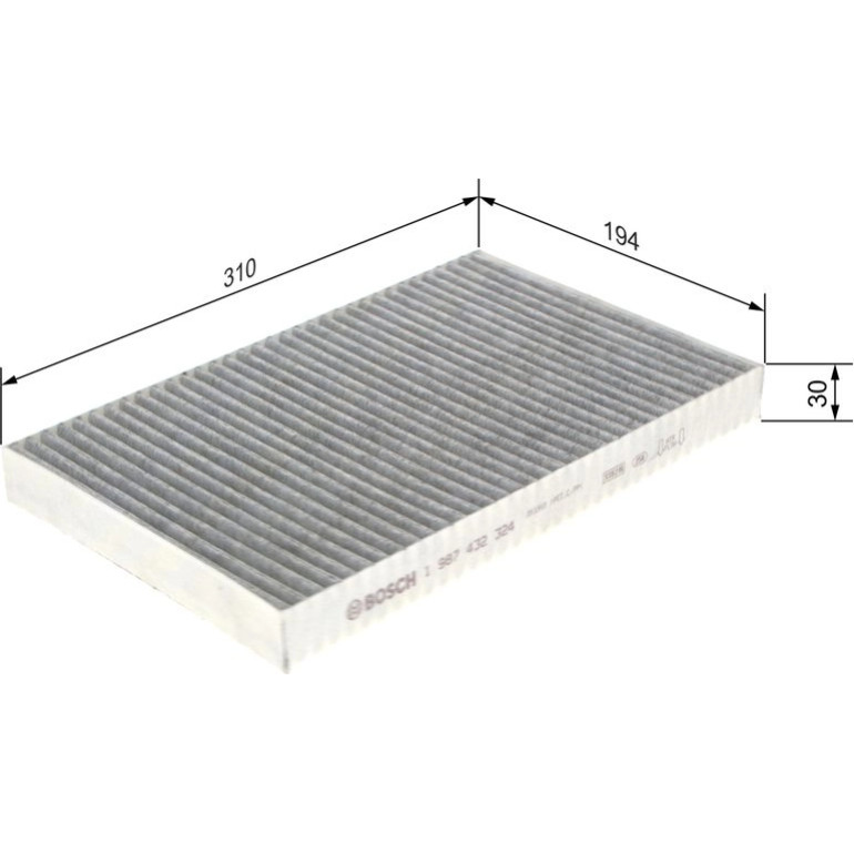 BOSCH 1 987 432 324 Innenraumfilter BOSCH 1 987 432 324 Innenraumfilter