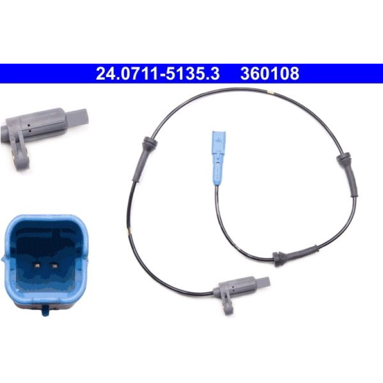 Sensor, Raddrehzahl 24.0711-5135.3 Sensor, Raddrehzahl 24.0711-5135.3