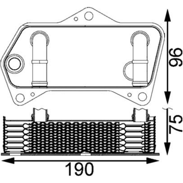 Ölkühler, Automatikgetriebe CLC 202 000S