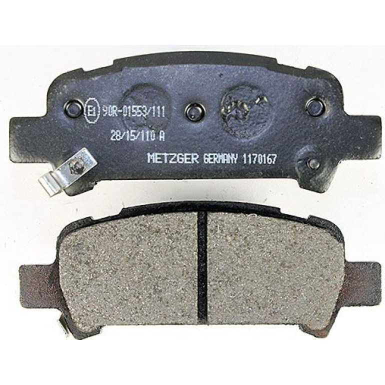 Bremsbelagsatz, Scheibenbremse 1170167 Bremsbelagsatz, Scheibenbremse 1170167