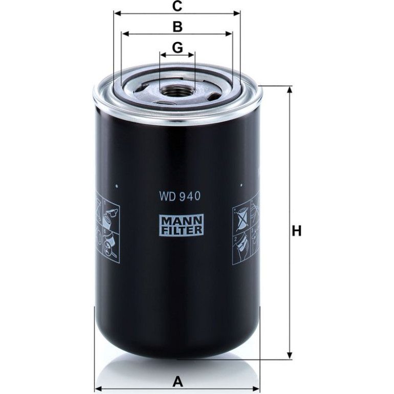Ölfilter WD 940
