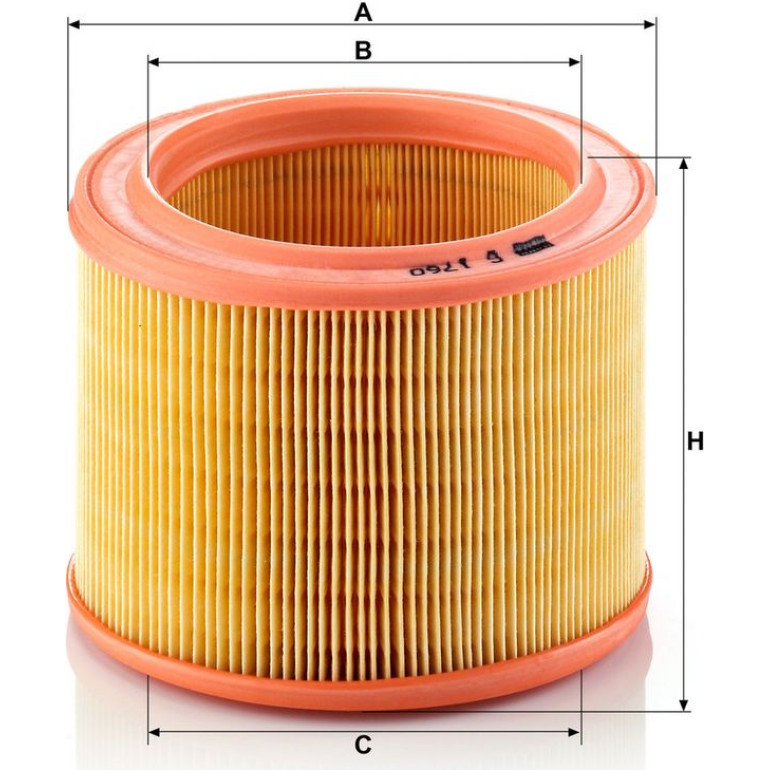 MANN-FILTER C 1760 Luftfilter MANN-FILTER C 1760 Luftfilter