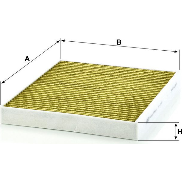 MANN-FILTER FP 2757 Innenraumfilter FreciousPlus Aktivkohlefilter mit Polyphenol, antibakteriell, Feinstaubfilter (PM 2.5)