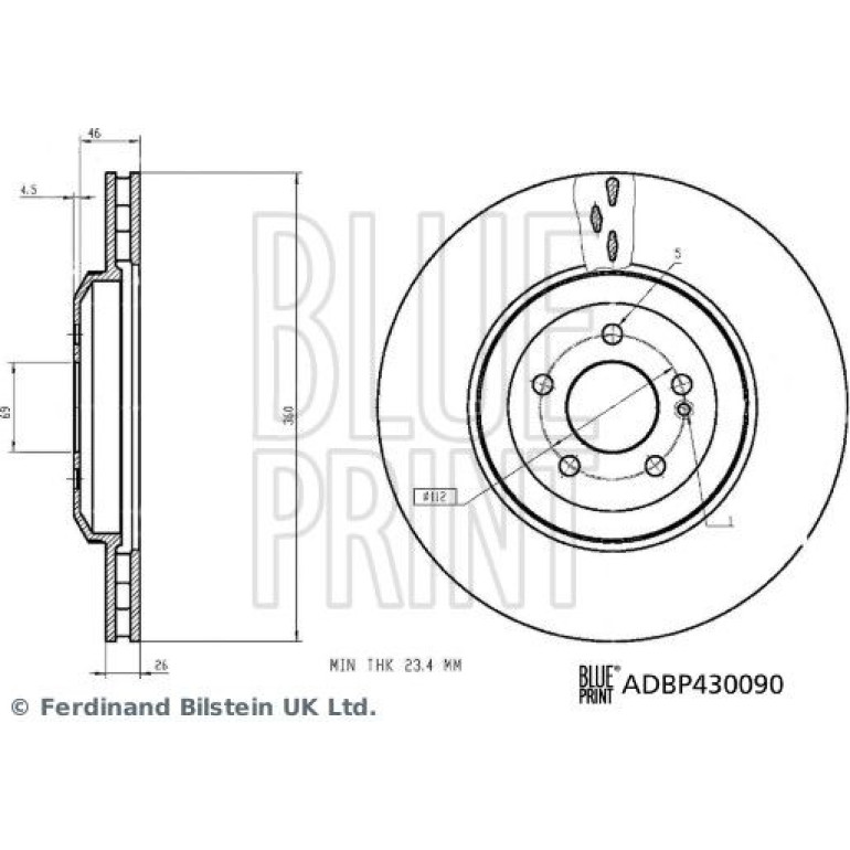 Bremsscheibe ADBP430090 Bremsscheibe ADBP430090