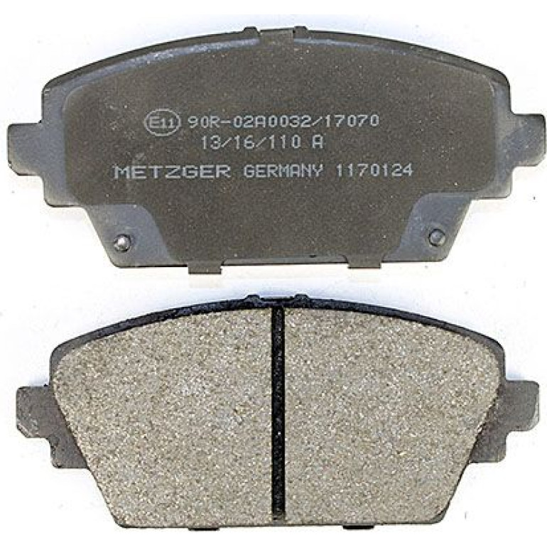 Bremsbelagsatz, Scheibenbremse 1170124 Bremsbelagsatz, Scheibenbremse 1170124