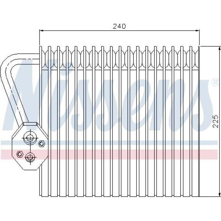Verdampfer, Klimaanlage 92167