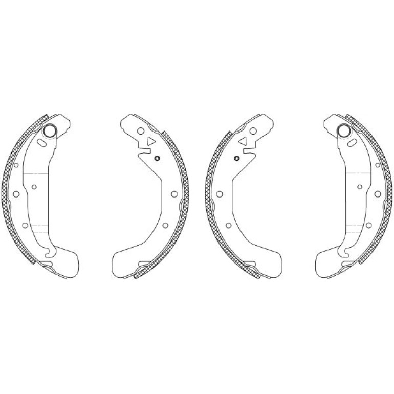 Bremsbackensatz 8DB 355 003-481 Bremsbackensatz 8DB 355 003-481