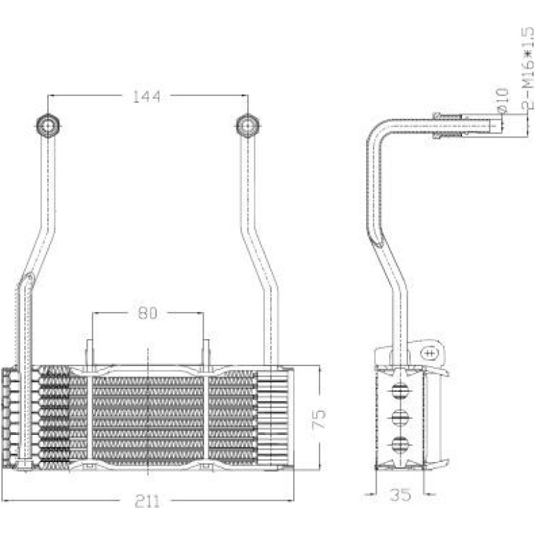 Ölkühler, Motoröl 31068