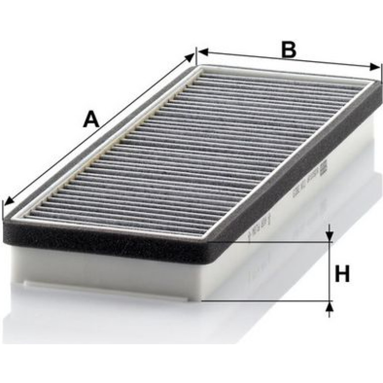 MANN-FILTER CUK 3823 Innenraumfilter, Aktivkohlefilter MANN-FILTER CUK 3823 Innenraumfilter, Aktivkohlefilter